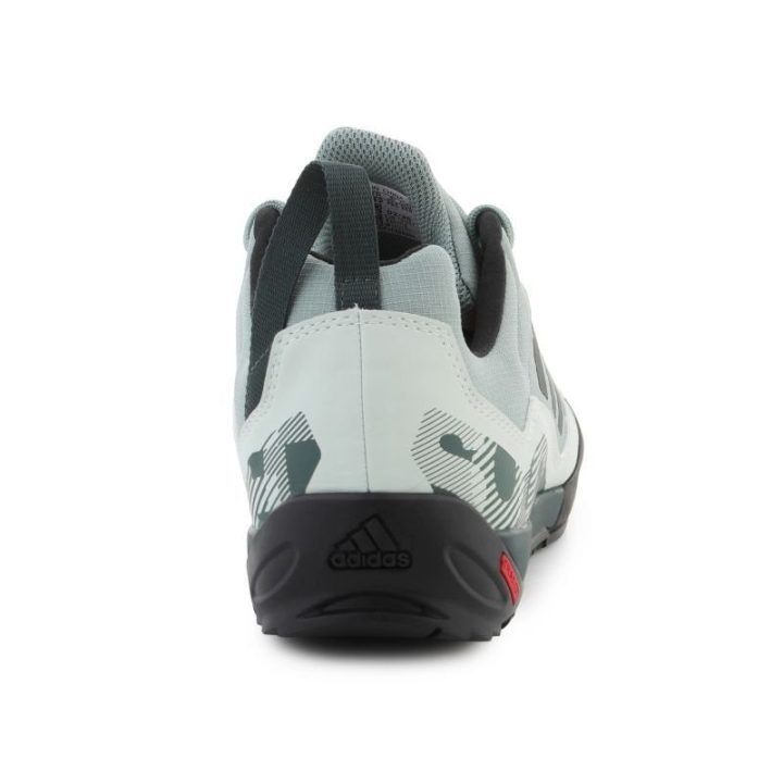 Žygio batai adidas Terrex SWIFT Solo 2, sidabro ir žalios spalvos