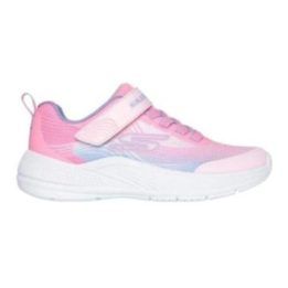 Sportbačiai mergaitėms Skechers Microspec Advance, šviesiai rožiniai ir levandų