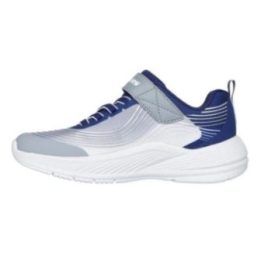 Vaikiški sportbačiai Skechers Microspec Advance, tamsiai mėlyni ir šviesiai pilki