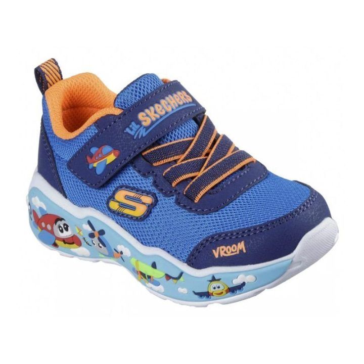Vaikiški sportbačiai Skechers Play Scene, tamsiai mėlyni / įvairiaspalviai