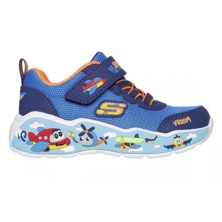 Vaikiški sportbačiai Skechers Play Scene, tamsiai mėlyni / įvairiaspalviai