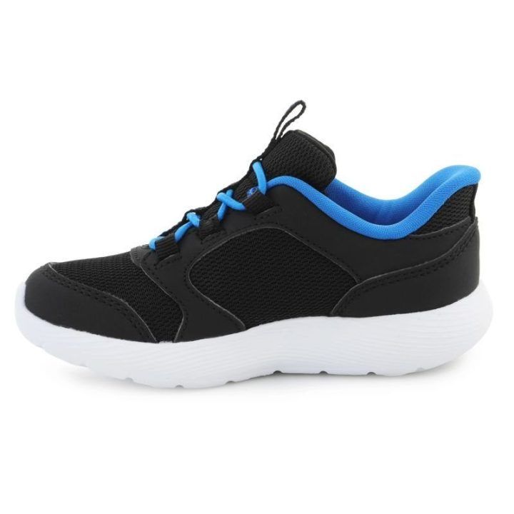 Vaikiški įspiriami sportbačiai Skechers, juodi ir karališkai mėlyni