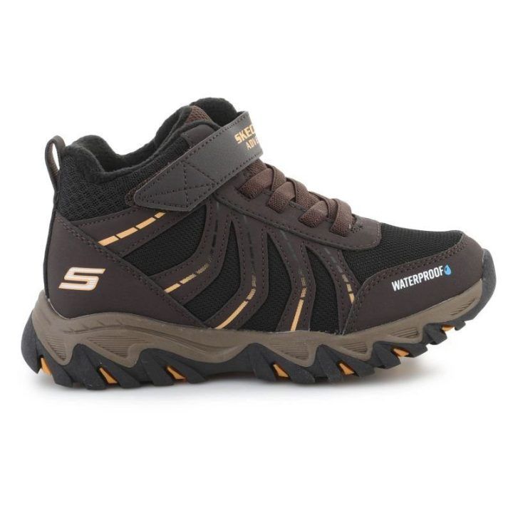Vaikiški sportbačiai Skechers Rugged Ranger, juodi ir rudi