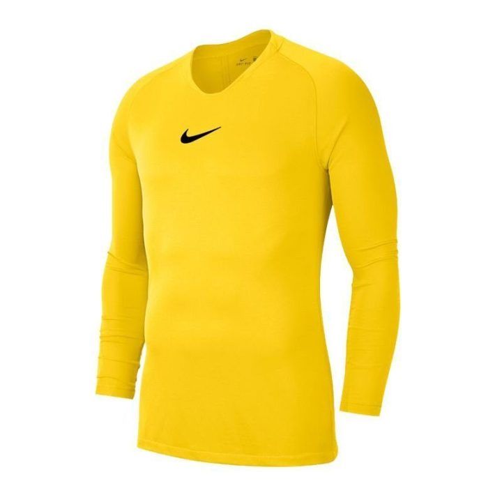 Vyriški termoaktyvūs marškinėliai Nike Dry Park First Layer, geltoni