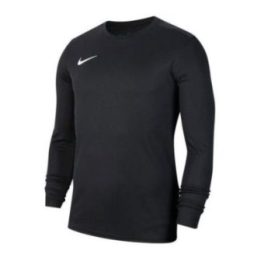 Vaikiški marškinėliai ilgomis rankovėmis Nike Park VII, juodi