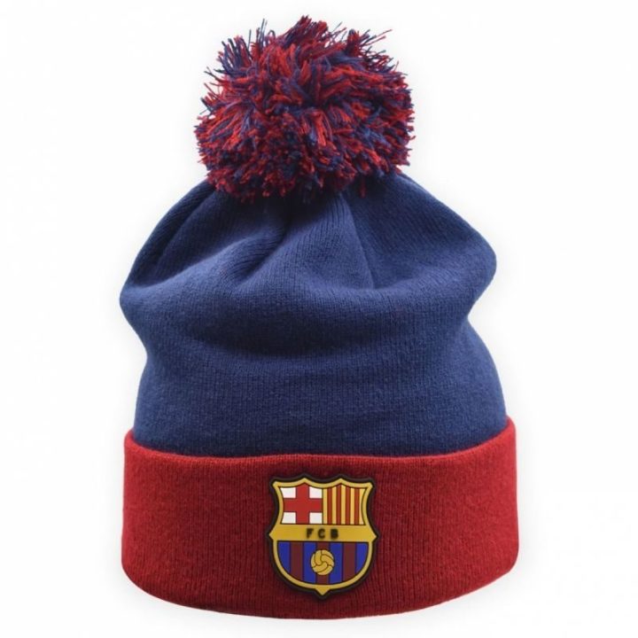 Vaikiška kepurė su bumbulu FC Barcelona