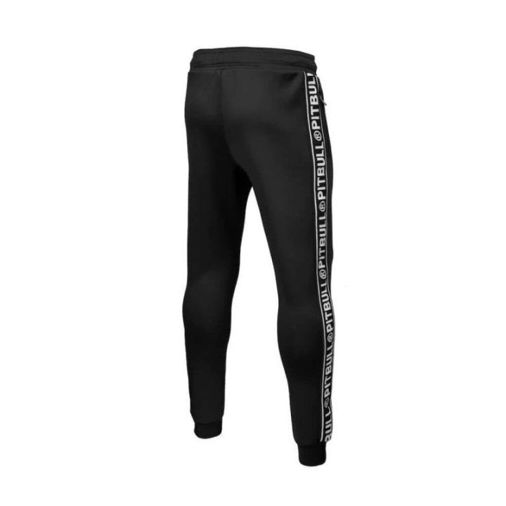 Vyriškos sportinės kelnės Pit Bull West Coast Tape Logo, juodos
