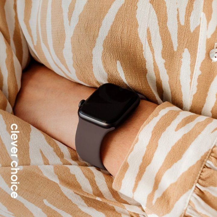 Dirželis Apple Watch 38/40/41/42 mm Crong Liquid, rudas