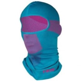 Moteriška termoaktyvi balaklava Viking, šviesiai mėlyna ir rožinė