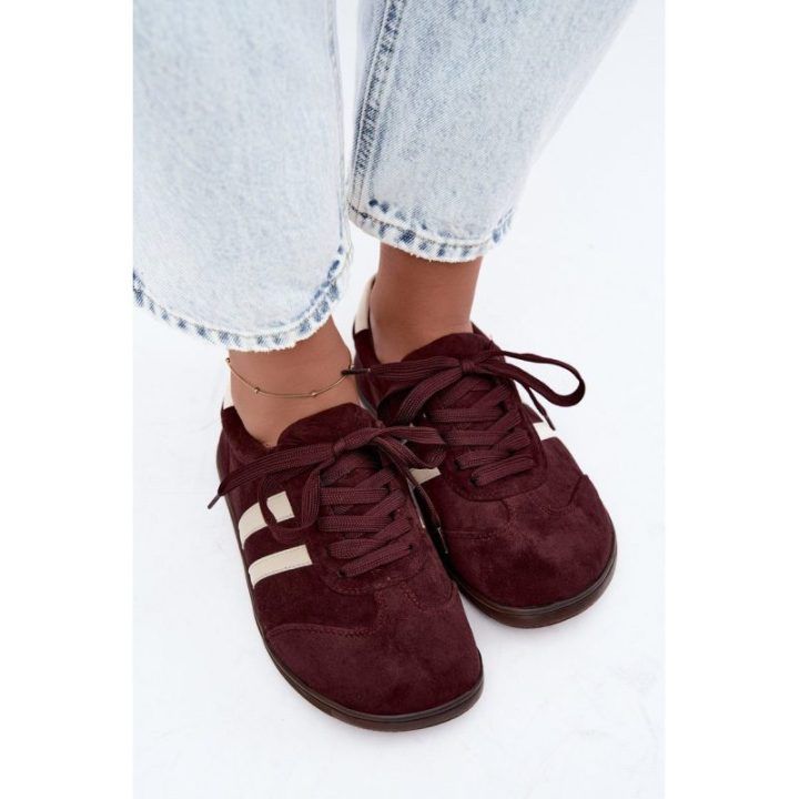 Moteriški barefoot tipo sportbačiai, bordo