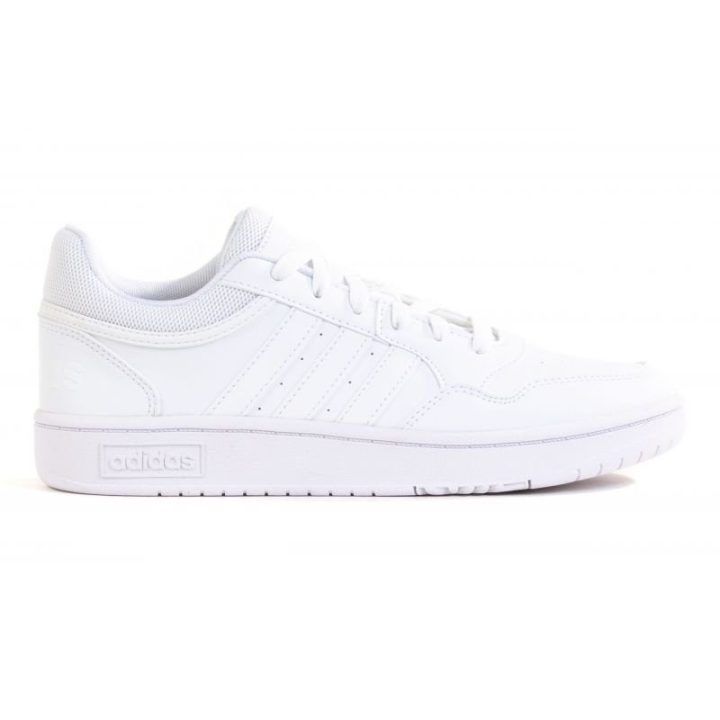 Vaikiški žemo profilio sportbačiai adidas Hoops 3.0, balti