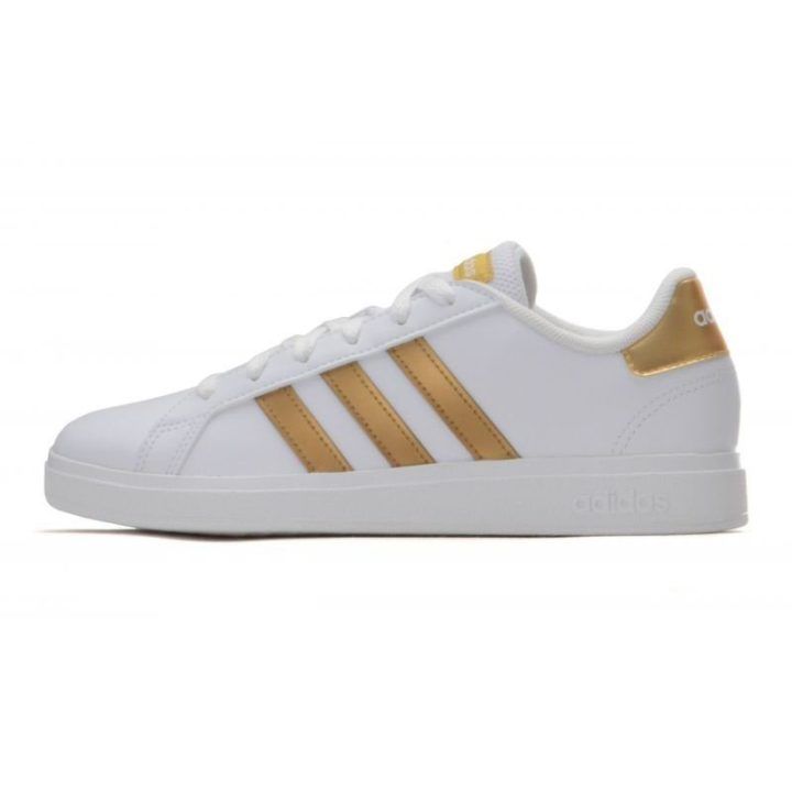 Paauglių sportbačiai adidas Grand Court 2.0, balti