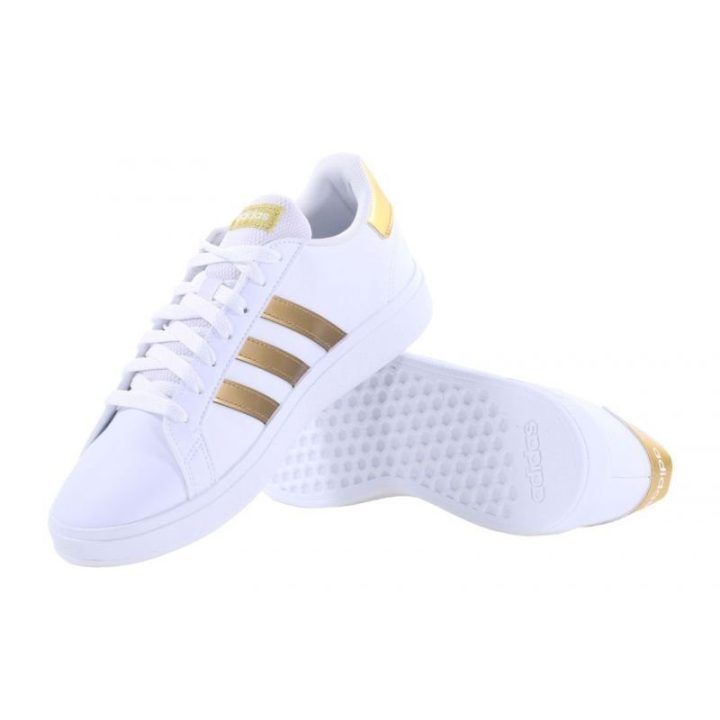 Paauglių sportbačiai adidas Grand Court 2.0, balti