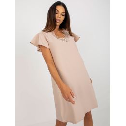 Smėlio spalvos suknelė