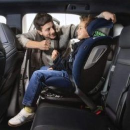 Vaikiška automobilinė kėdutė Kinderkraft I-Grow 2 Plus, žalia