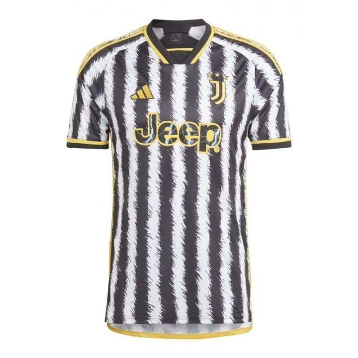 Vyriški futbolo marškinėliai adidas Juventus Home, juodi ir balti