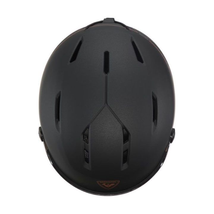 Uniseks slidinėjimo šalmas Rossignol Fit Visor Photo, juodas, L/XL dydis