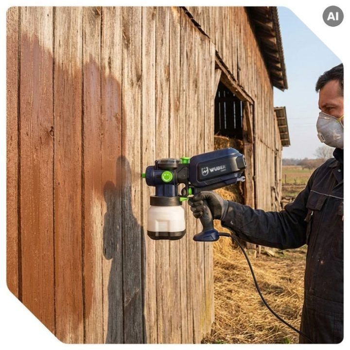 Dažymo purškimo pistoletas 550 W Wuber W02003
