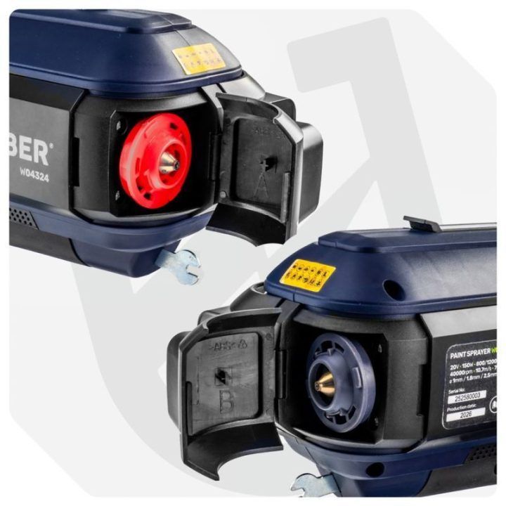 Dažymo purškimo pistoletas 550 W Wuber W02003