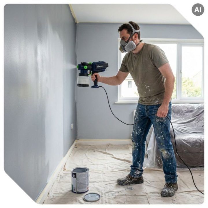 Dažymo purškimo pistoletas 550 W Wuber W02003