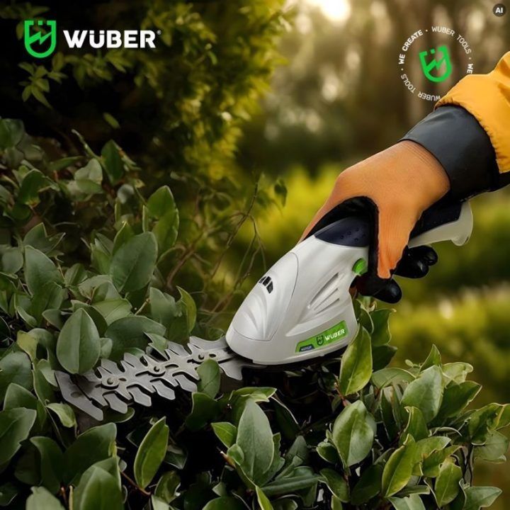Akumuliatorinės žirklės gyvatvorėms ir vejai Wuber W23320, 7,2 V
