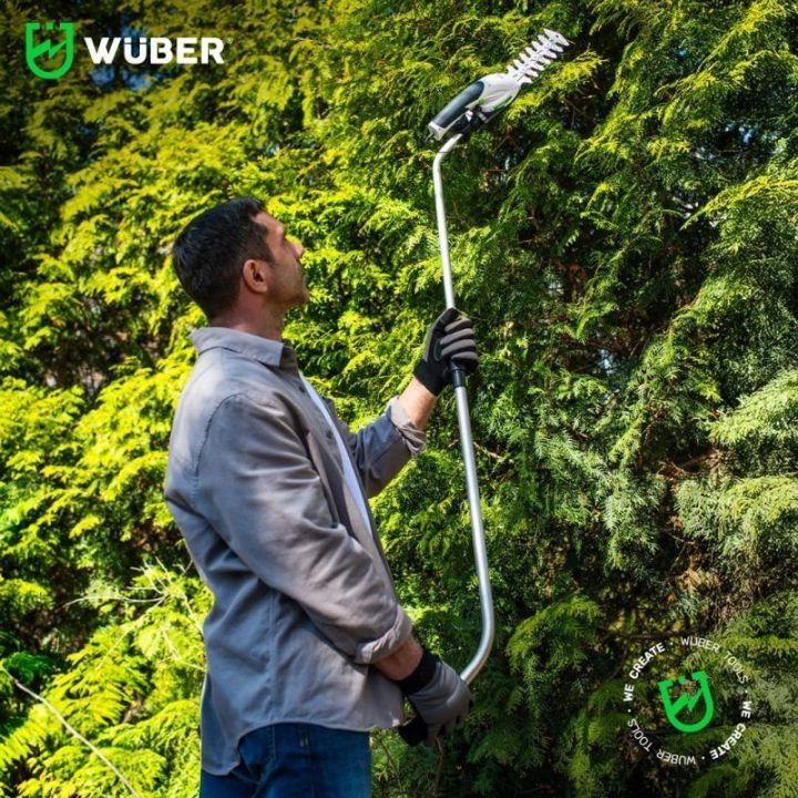 Akumuliatorinės žirklės gyvatvorėms ir vejai Wuber W23320, 7,2 V