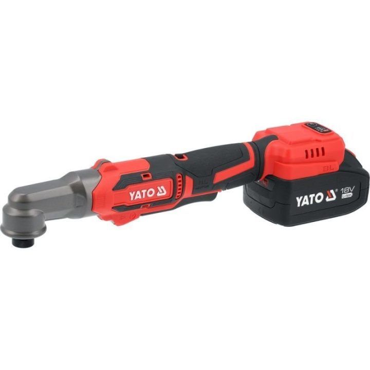 Akumuliatorinė smūginė terkšlė YATO YT-828030, raudona ir juoda