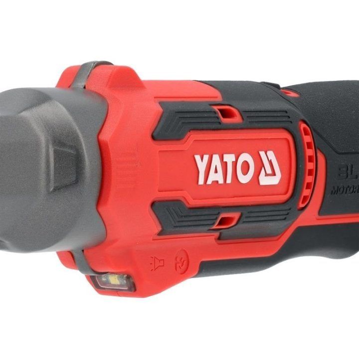 Akumuliatorinė smūginė terkšlė YATO YT-828030, raudona ir juoda