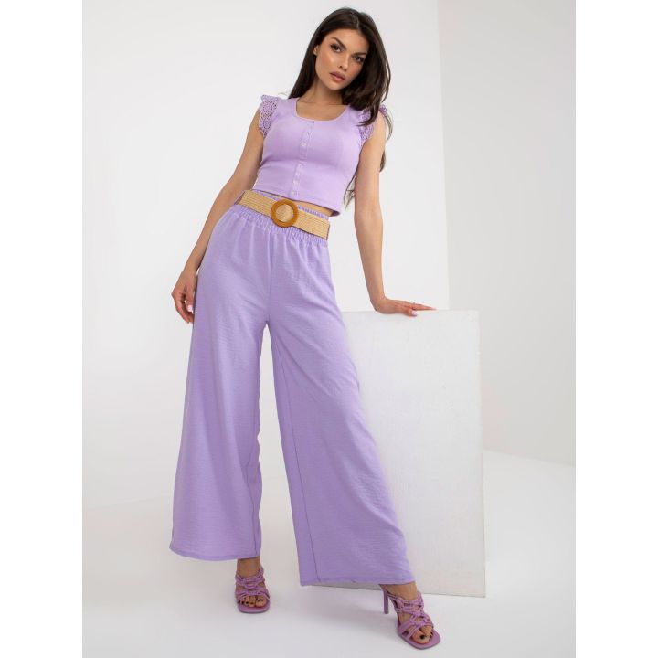 Kelnės šviesiai violetinės