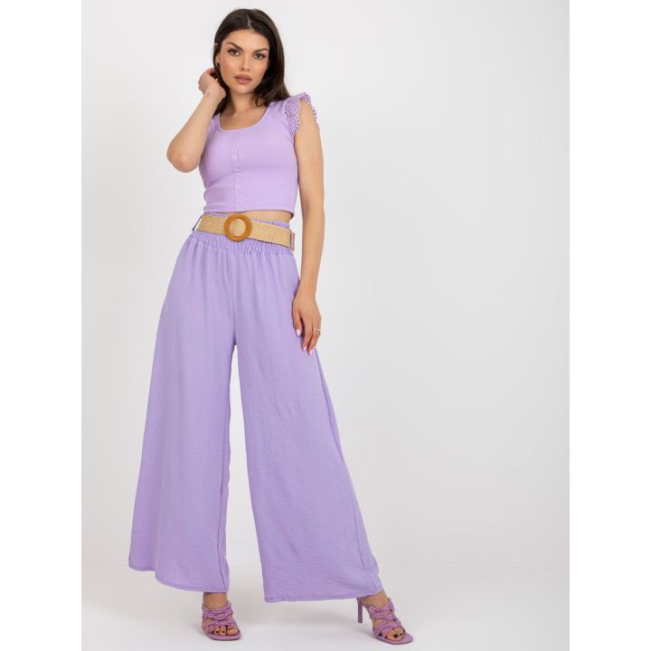 Kelnės šviesiai violetinės