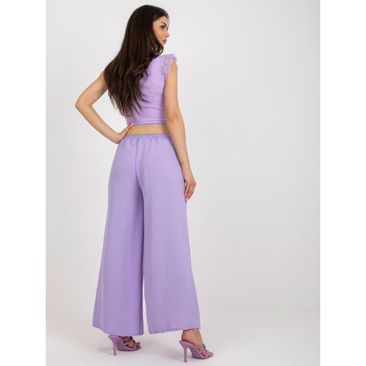 Kelnės šviesiai violetinės