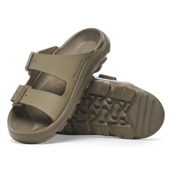Vyriškos basutės su dviem dirželiais Birkenstock Mogami Terra, chaki