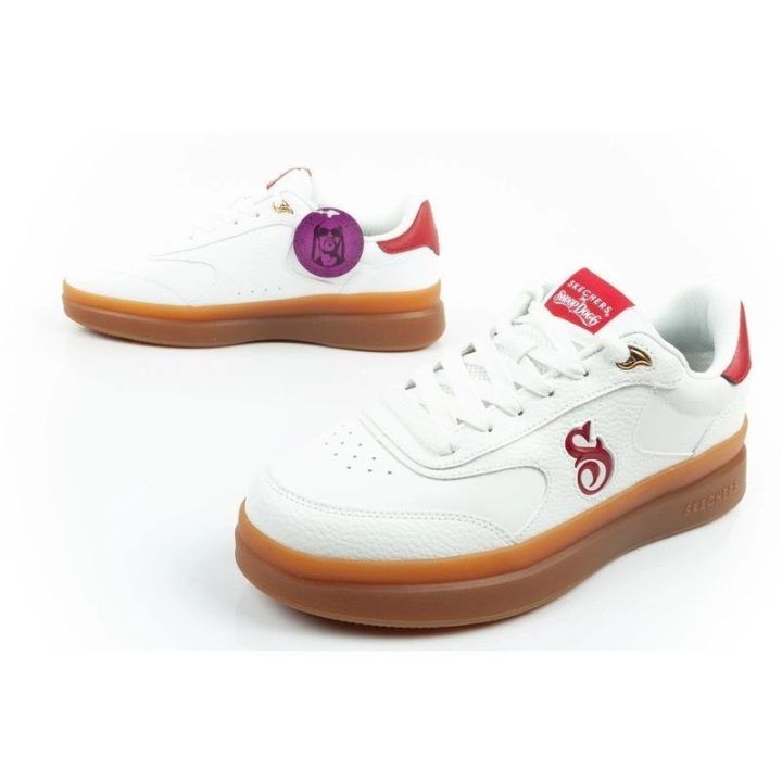 Vyriški sportbačiai Skechers Courtside-Cali Dudez, balti