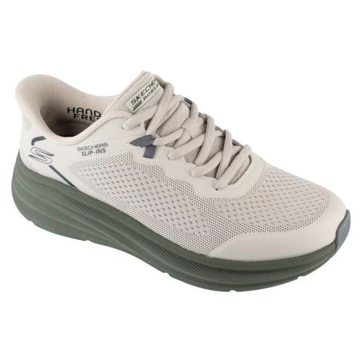 Vyriški sportbačiai Skechers Slip-Ins: Max Run, smėlio