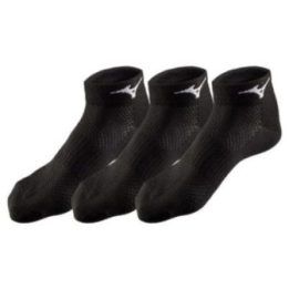 Unisex sportinių kojinių komplektas Mizuno Training, 3 poros, juodos
