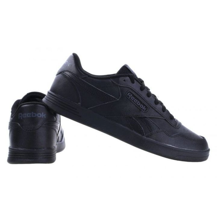 Vyriški sportbačiai su guminiu padu Reebok Court Advance, juodi