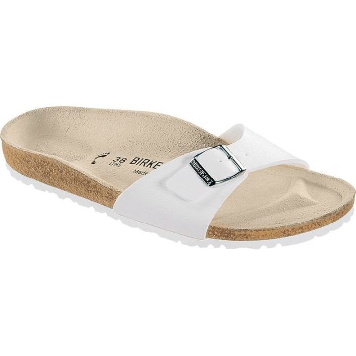 Šlepetės Birkenstock Madrid, baltos