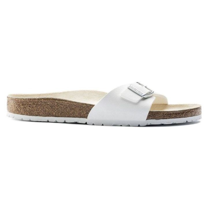 Šlepetės Birkenstock Madrid, baltos