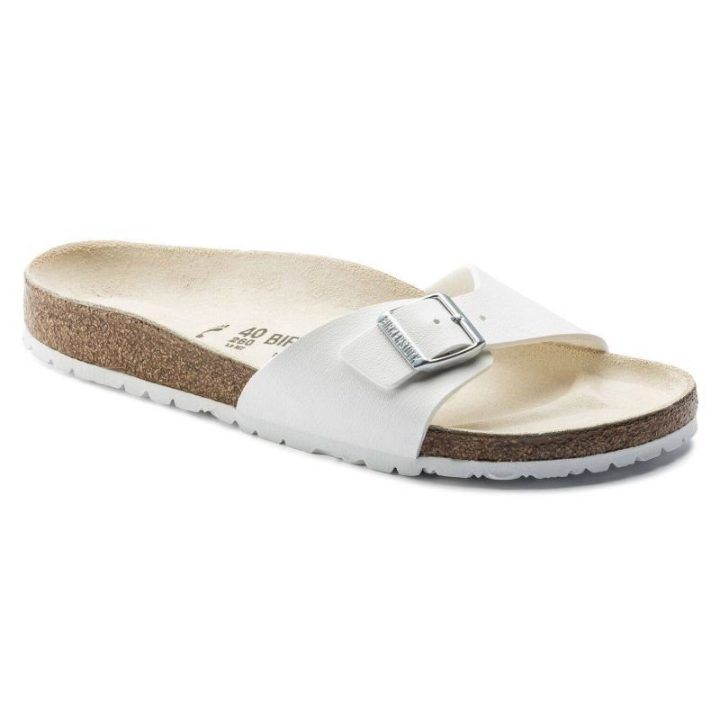 Šlepetės Birkenstock Madrid, baltos