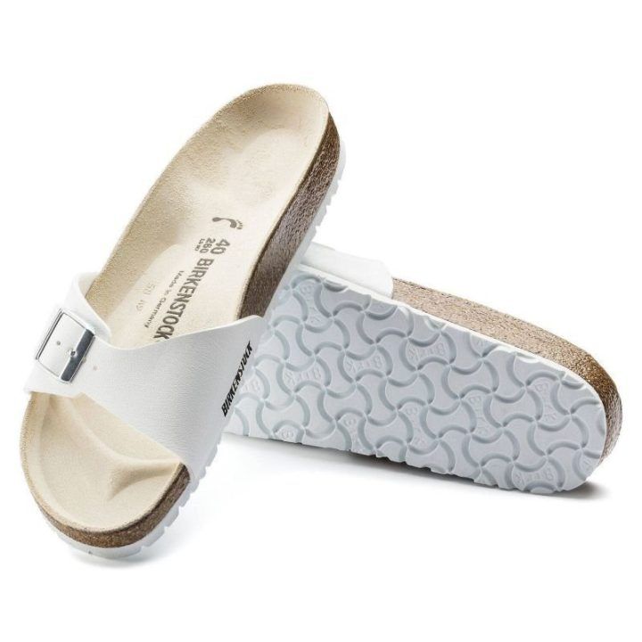 Šlepetės Birkenstock Madrid, baltos