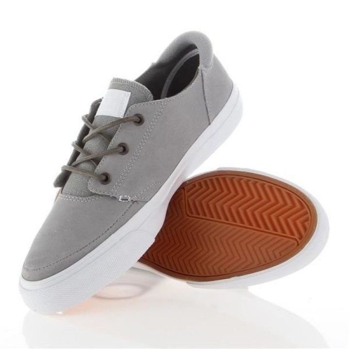 Vyriški zomšiniai žemo profilio batai Converse Deck Star, pilki