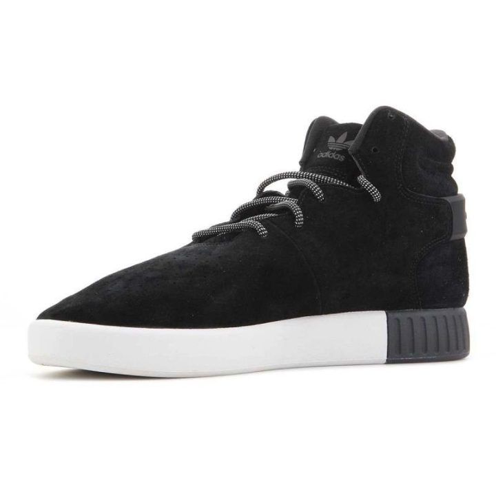 Zomšiniai sportbačiai su aukštu profiliu adidas Tubular Invader