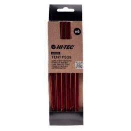 Palapinės kuoliukų rinkinys Hi-Tec Alupeg, 6 vnt., 20 × 0,8 cm