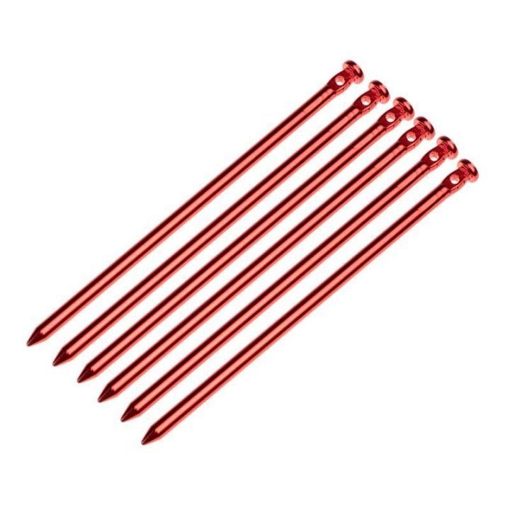Palapinės kuoliukų rinkinys Hi-Tec Alupeg, 6 vnt., 20 × 0,8 cm