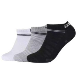 Kojinių rinkinys su ventiliuojamu tinkleliu Skechers, 3 poros, baltas