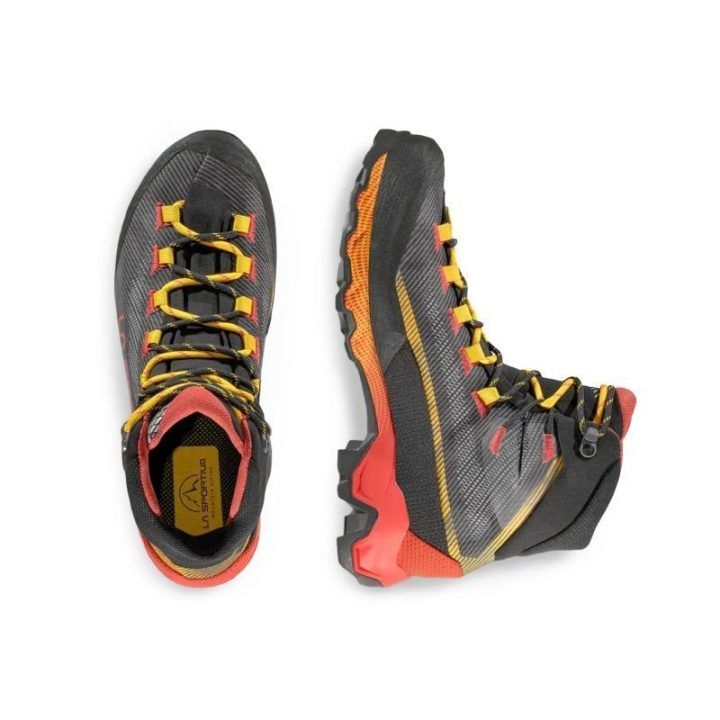 Vyriški žygio batai La Sportiva Aequilibrium Hike GTX, anglies ir geltoni
