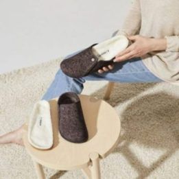 Vyriškos šlepetės Birkenstock Zermatt Shearling, moka