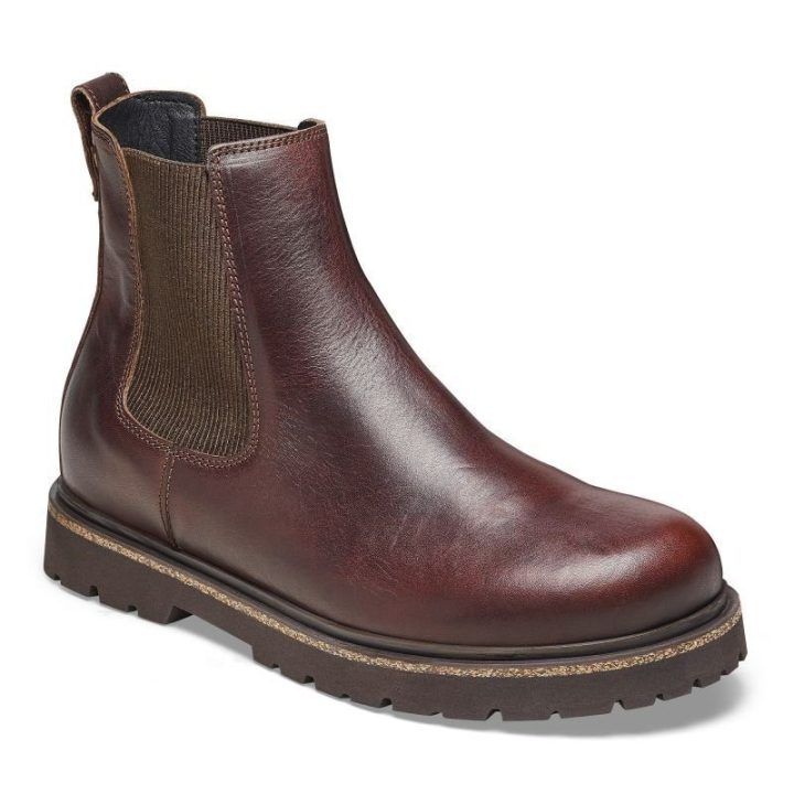 Vyriški odiniai aulinukai Birkenstock Highwood, šokolado rudi