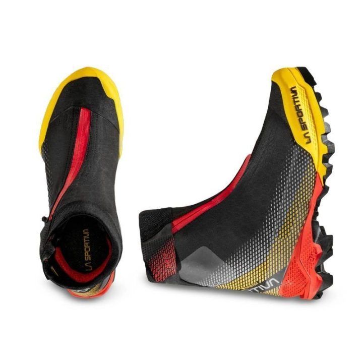 Vyriški žygio batai La Sportiva Aequilibrium Top GTX, juodi ir geltoni
