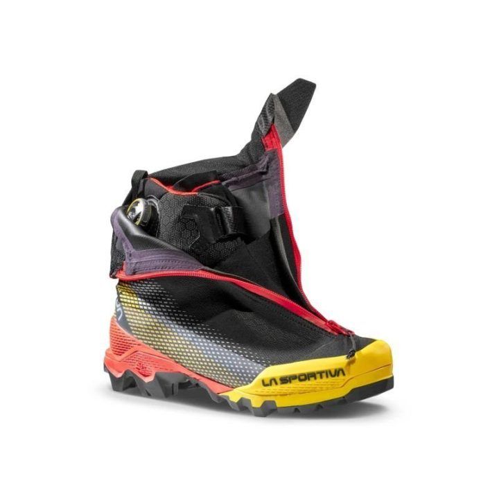 Vyriški žygio batai La Sportiva Aequilibrium Top GTX, juodi ir geltoni